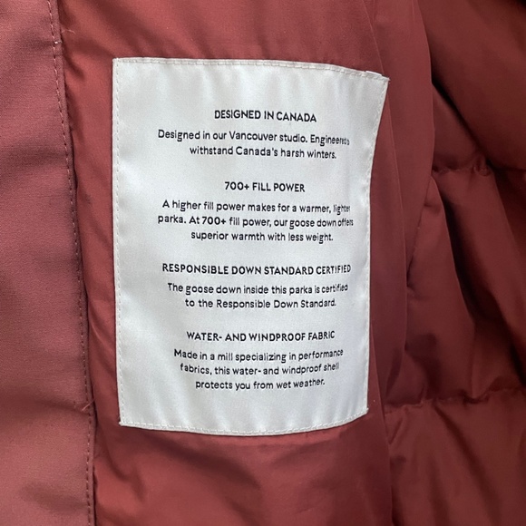 Wilfred Aritzia goose-down parrka coat for women size L - Picture 11 of 13